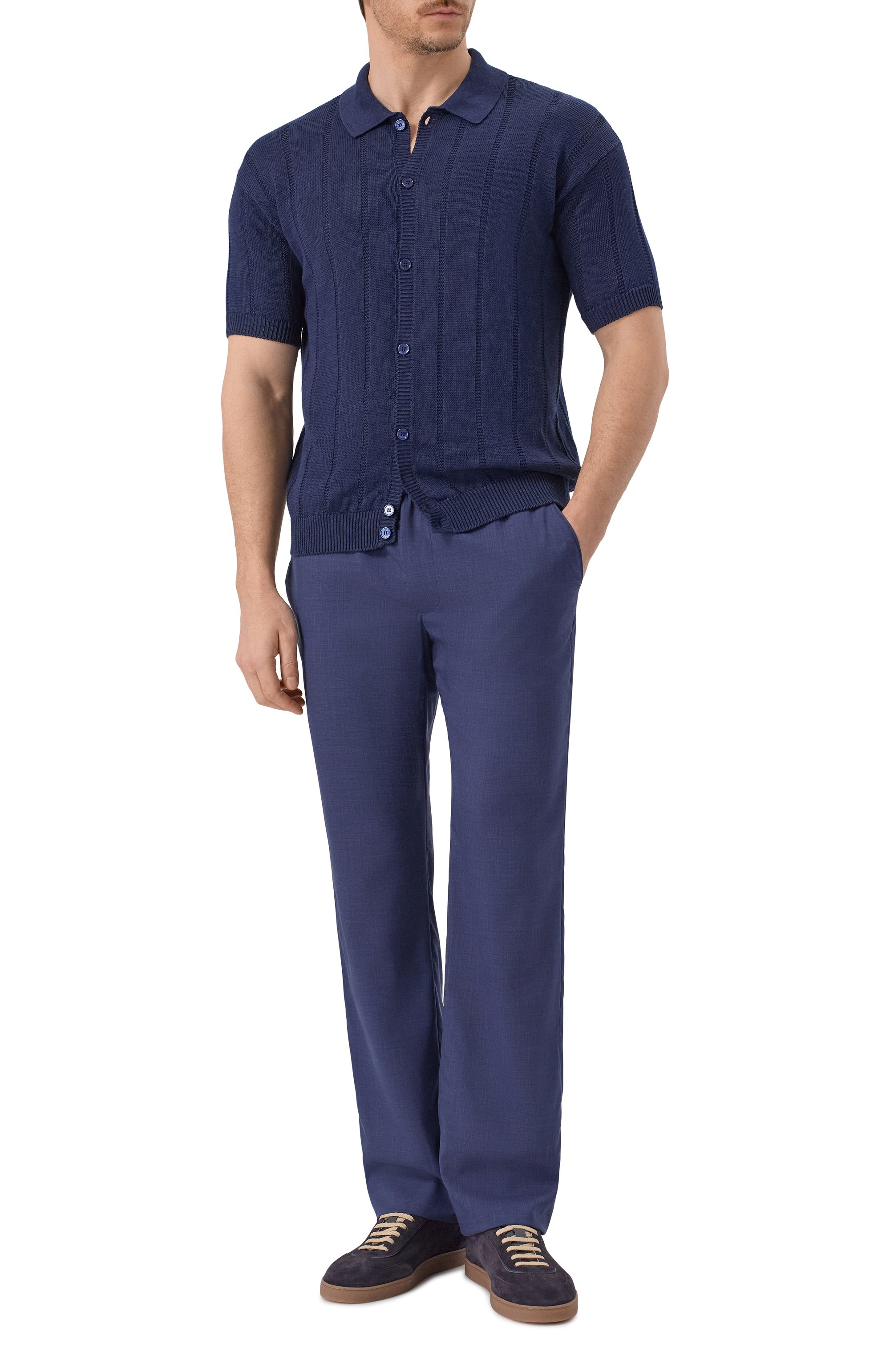 Рубашка изо льна и хлопка MVST, арт. MS60-1233-01MU, фото 2