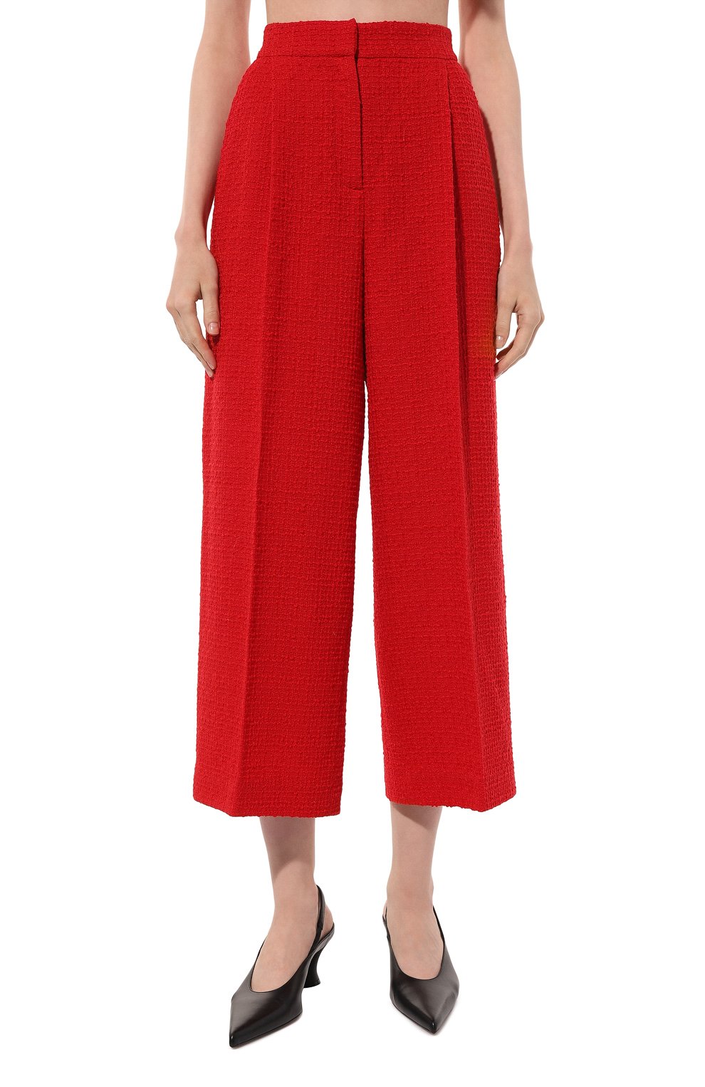 Шерстяные кюлоты AKHMADULLINA красного цвета по цене 89900 руб., арт. 1225.3B614/W209, фото 3 Шерстяные кюлоты AKHMADULLINA, арт. 1225.3B614/W209, фото 3