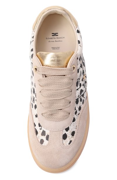 Комбинированные кеды ELISABETTA FRANCHI LA MIA BAMBINA, арт. F4A9-E0514-1917, фото 4