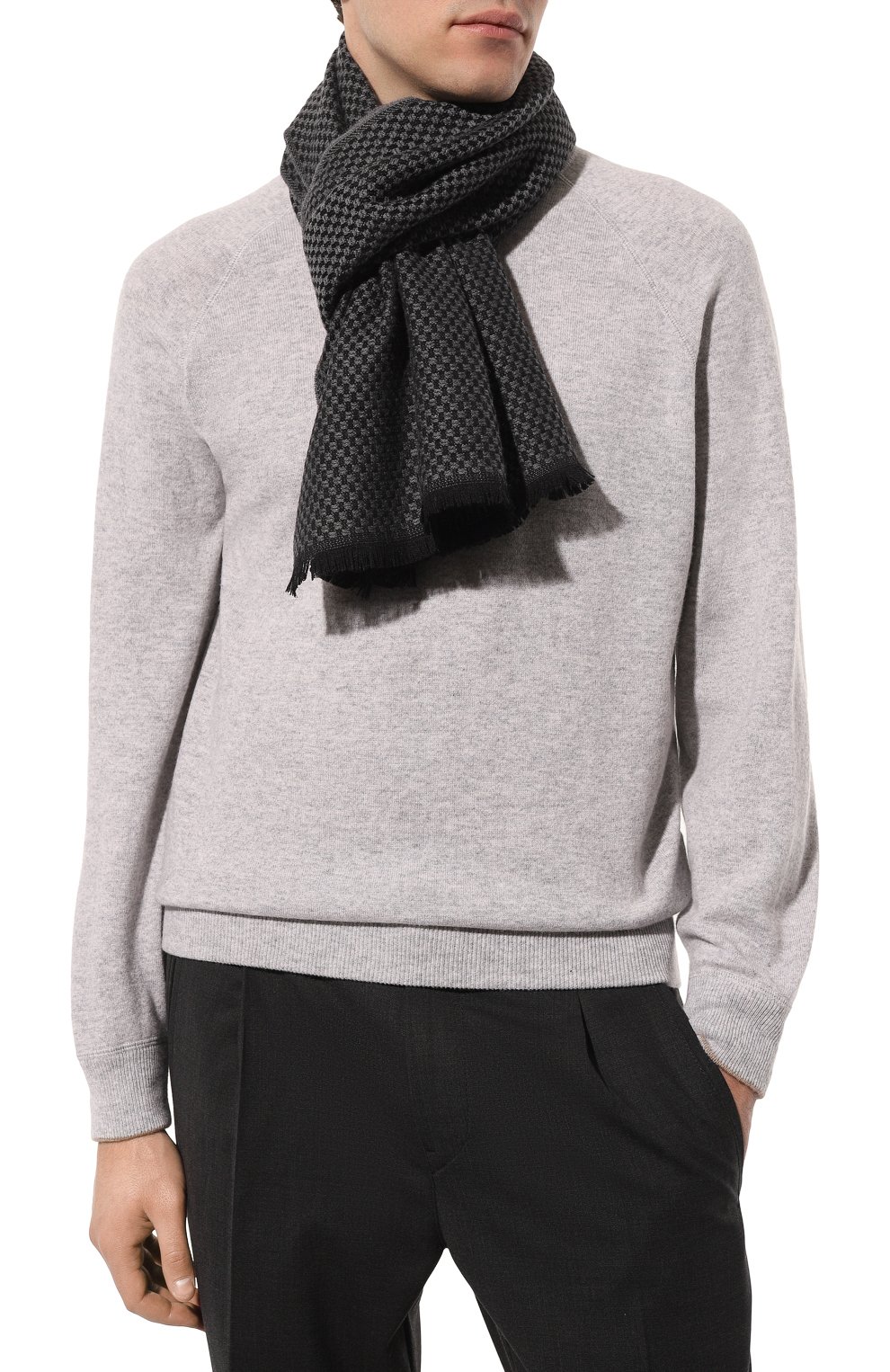 Шерстяной шарф CANALI, арт. 06/TF00275, фото 2