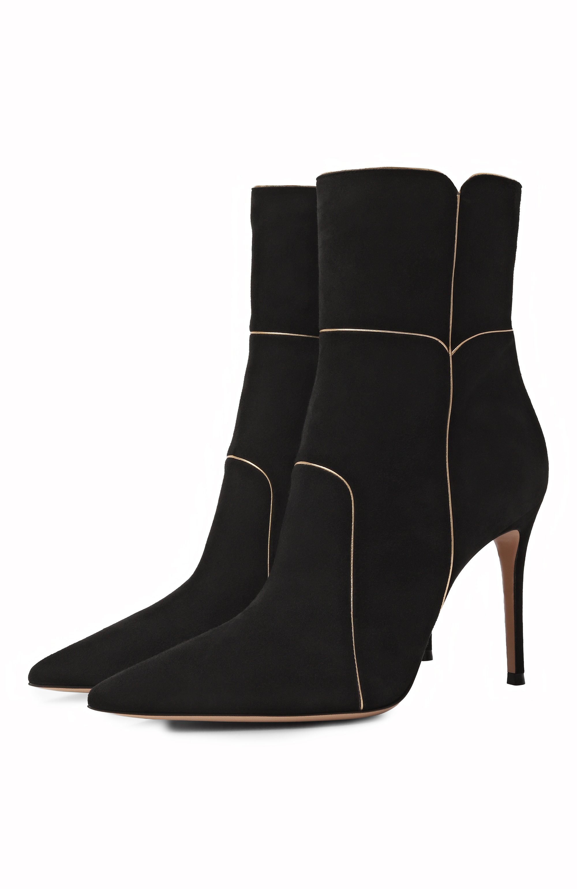 Замшевые ботильоны clarice 95 GIANVITO ROSSI, арт. G72993.95RIC.CNKNEME, фото 1