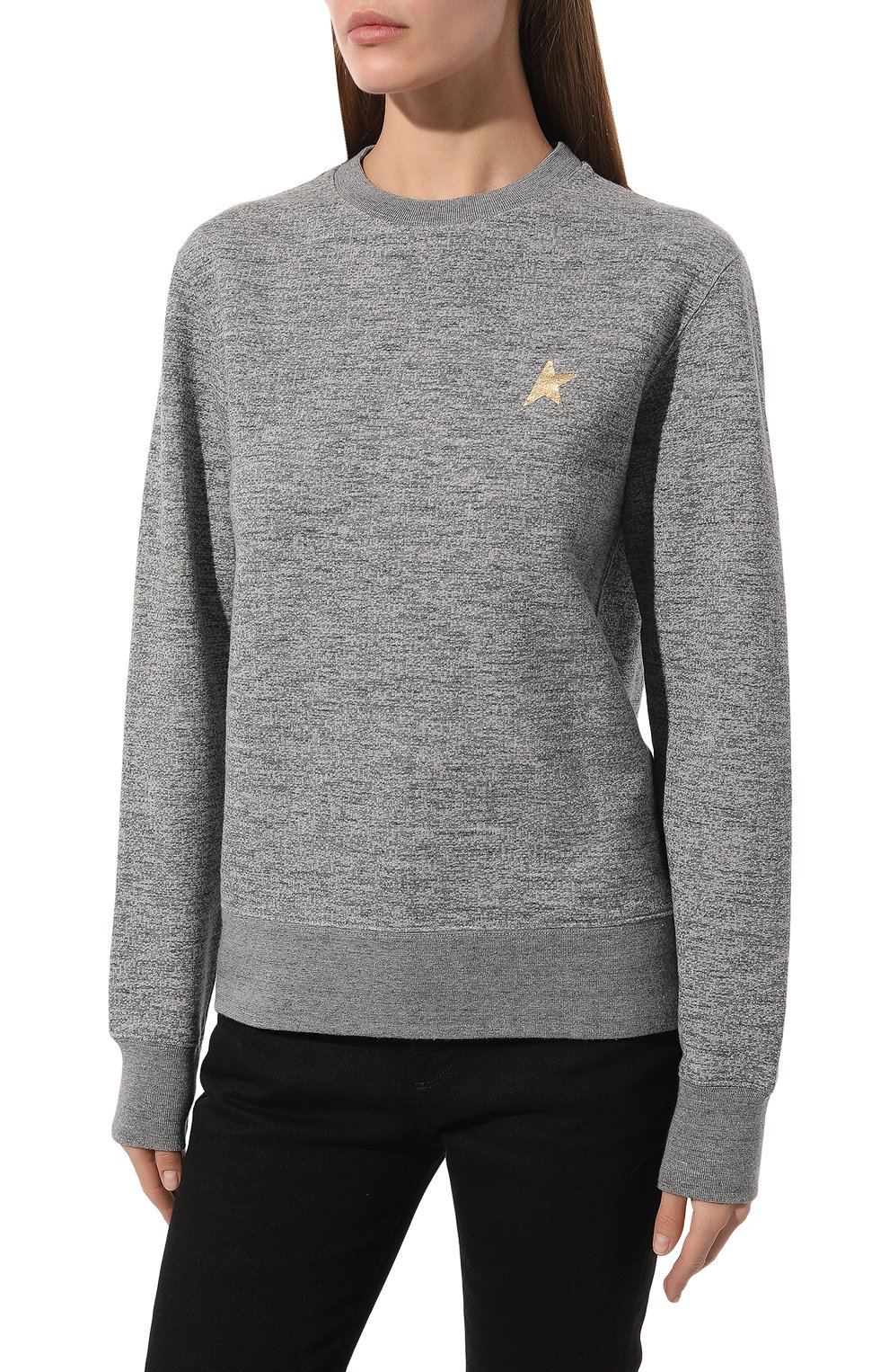 Хлопковый свитшот GOLDEN GOOSE DELUXE BRAND, арт. GWP01223/P00052260311, фото 3