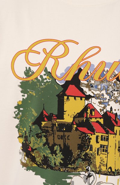 Хлопковая футболка RHUDE, арт. RHPF24TT06012, фото 5