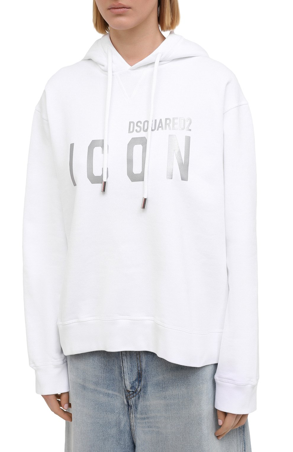 Хлопковое худи DSQUARED2, арт. S80GU0033/S25042, фото 3