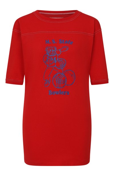 Женская хлопковая футболка MAISON MARGIELA, арт. S51GC0540/S24575