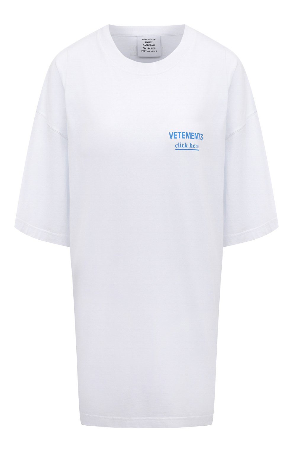 Хлопковая футболка VETEMENTS, арт. UA53TR110W 1610/W, фото 1
