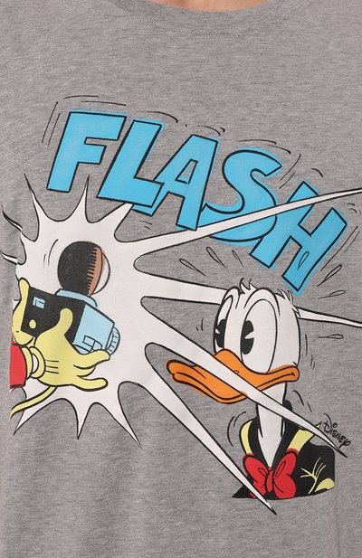 Хлопковая футболка disney x gucci GUCCI, арт. 548334 XJDAE, фото 5