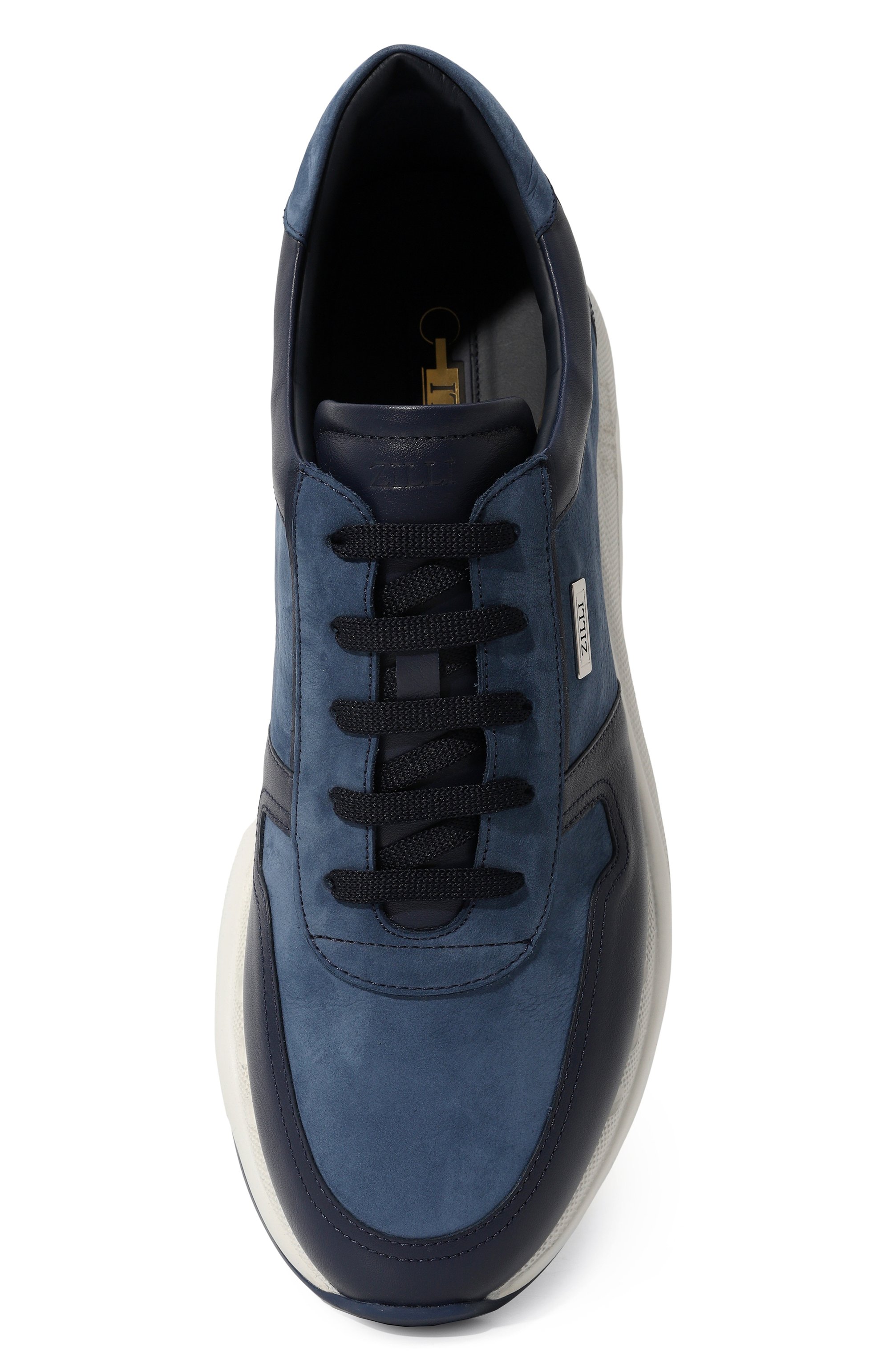 Кожаные кроссовки ZILLI, арт. H0066AM1013VSWR01, фото 6