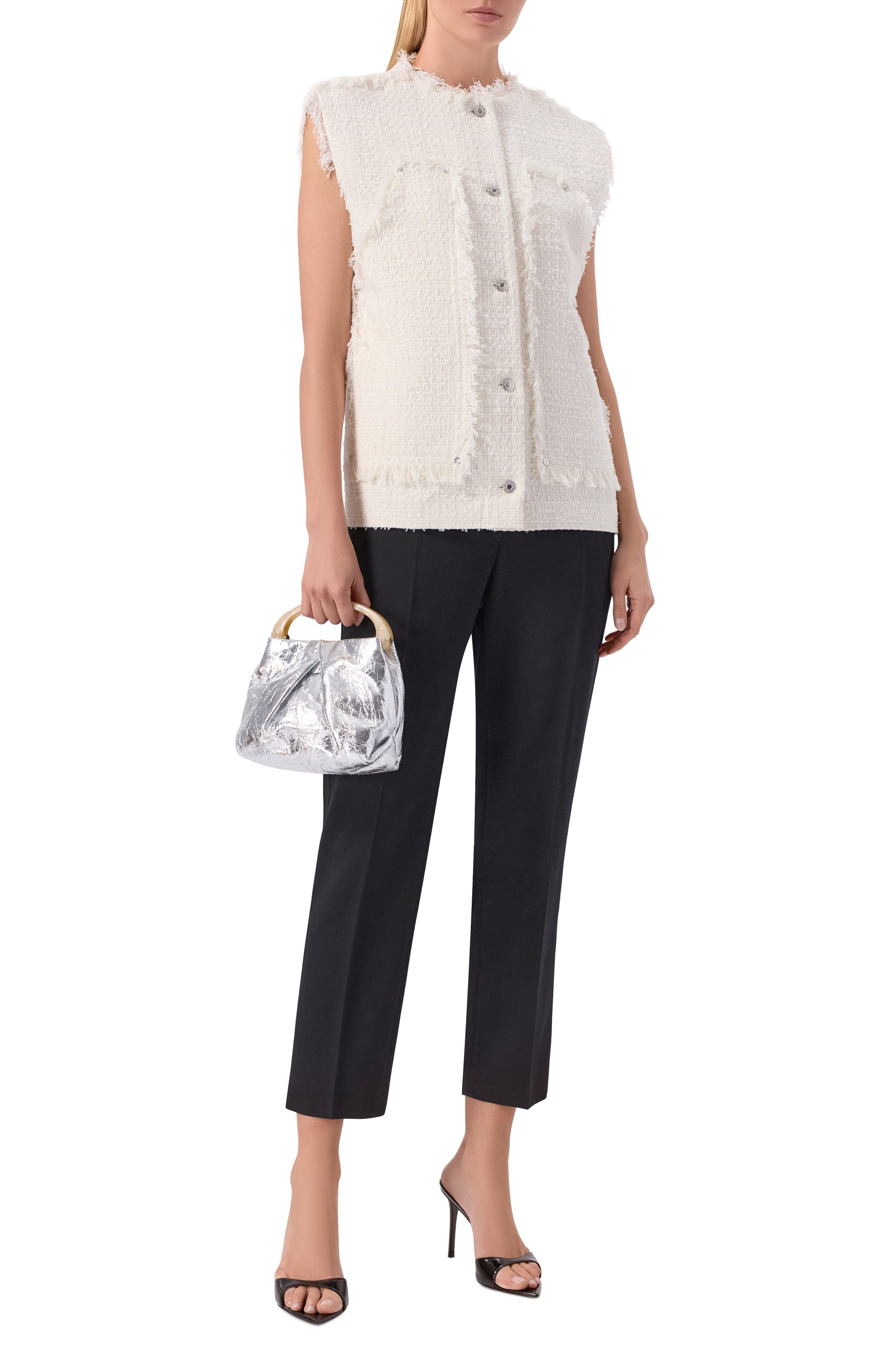 Хлопковый жилет MSGM, арт. 4041MDW02/267111, фото 2