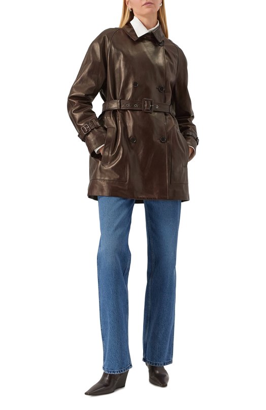 Кожаный тренч MVST ZBKB-Y139-4/Z2764-1 Коричневый  ZBKB-Y139-4/Z2764-1 Фото 2