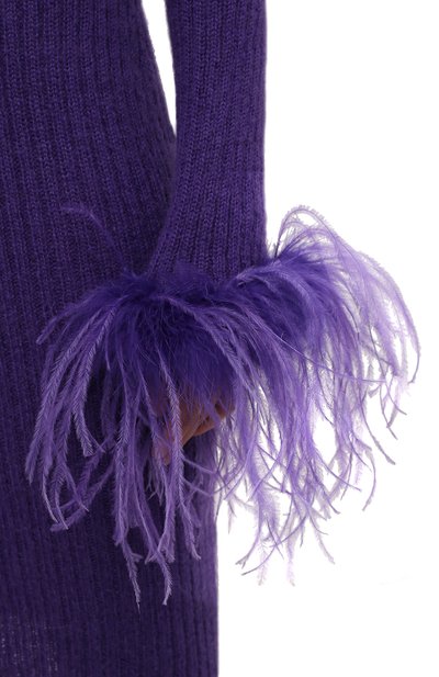 Кардиган с отделкой перьями GIUSEPPE DI MORABITO, арт. FW21116KN-156, фото 5