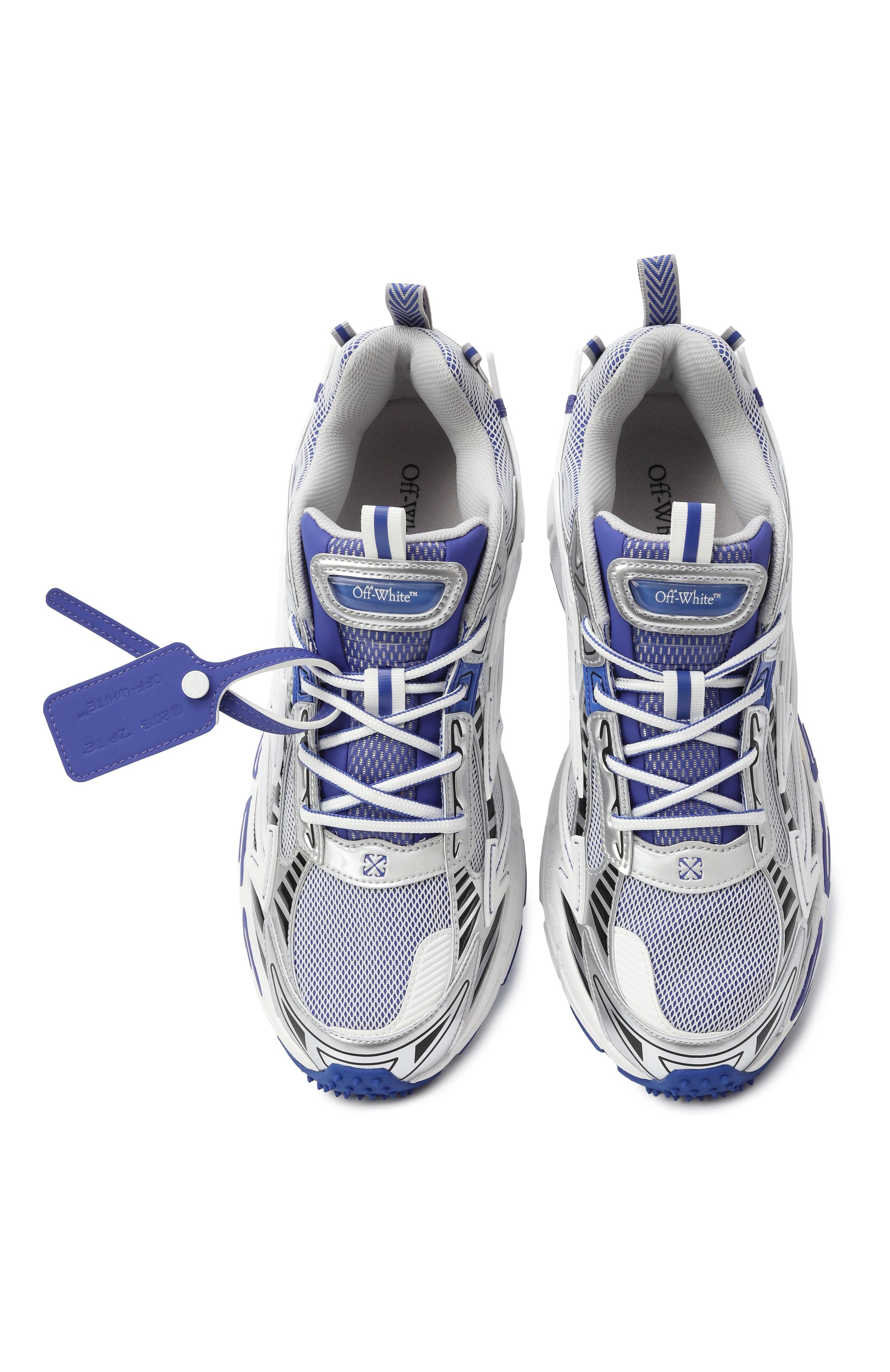 Комбинированные кроссовки be right back OFF-WHITE, арт. 0MIA295S25FAB005, фото 6