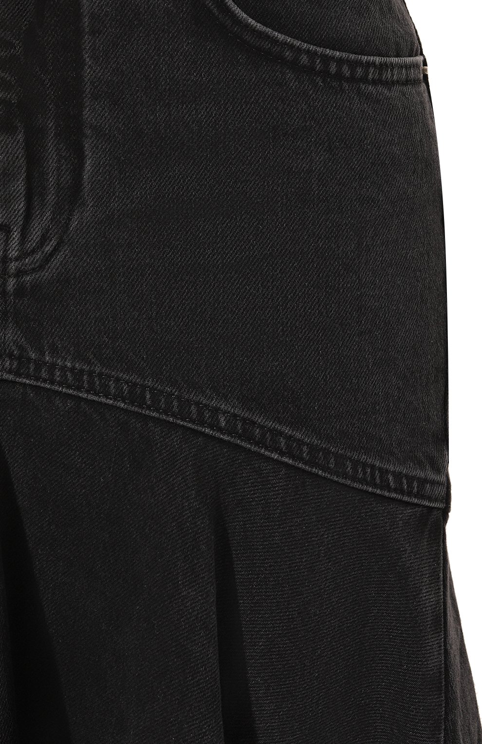 Джинсовая юбка PHILOSOPHY DI LORENZO SERAFINI черного цвета по цене 41850 руб., арт. A0101/5731, фото 5 Джинсовая юбка PHILOSOPHY DI LORENZO SERAFINI, арт. A0101/5731, фото 5