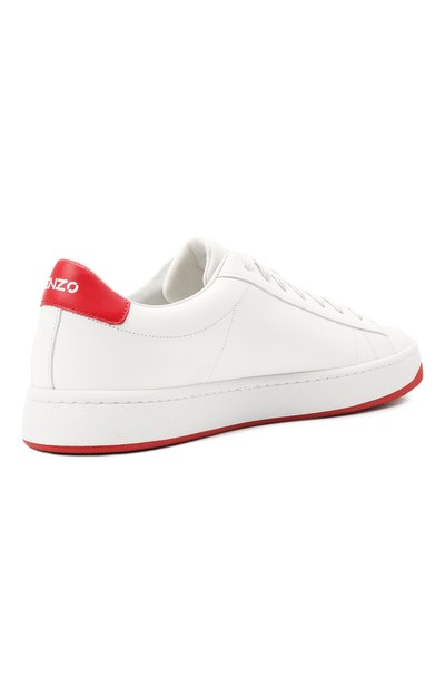 Кожаные кеды KENZO красного цвета по цене 33100 руб., арт. FA65SN171L50, фото 4 Кожаные кеды KENZO, арт. FA65SN171L50, фото 4