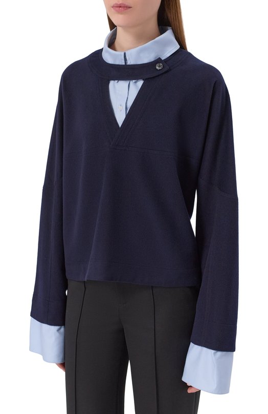 Комбинированный топ Aya Muse AMFW2548 Синий  AMFW2548 Фото 3