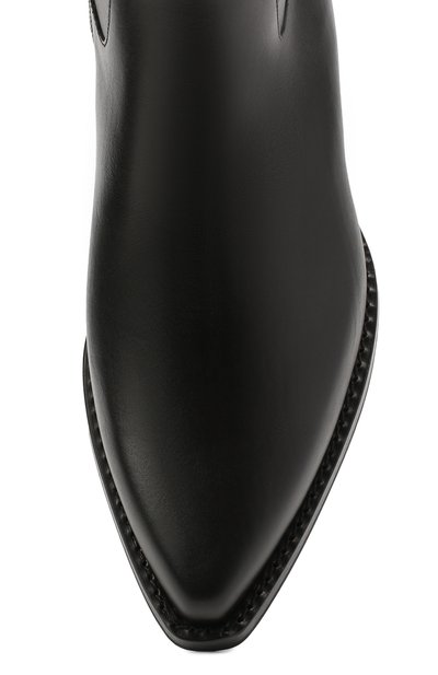 Кожаные ботильоны DRIES VAN NOTEN черного цвета по цене 98300 руб., арт. WW202/051/H50/QU105, фото 5 Кожаные ботильоны DRIES VAN NOTEN, арт. WW202/051/H50/QU105, фото 5