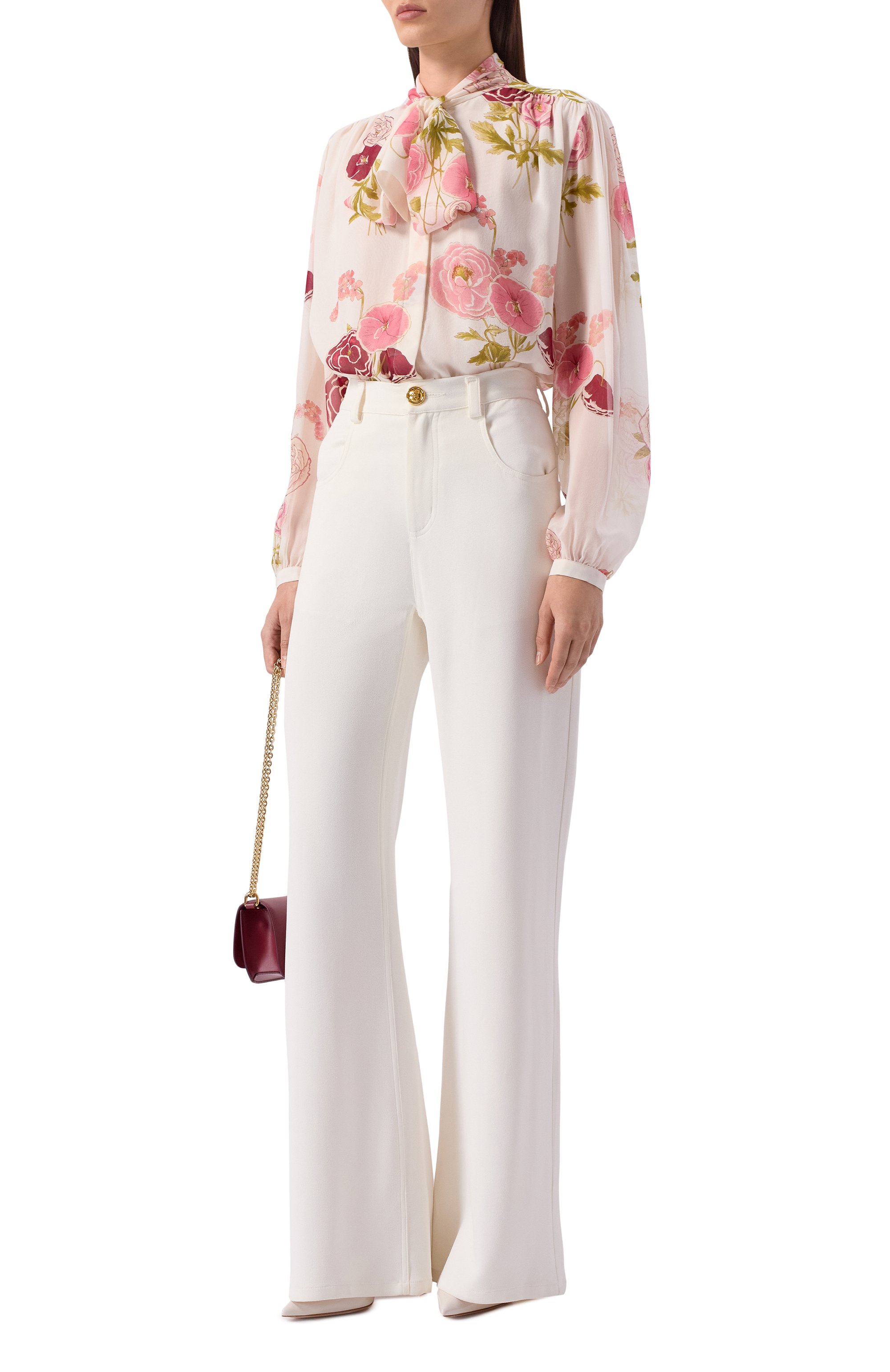 Шелковая блузка GIAMBATTISTA VALLI, арт. 26SSRVCA1014/30PRI, фото 2