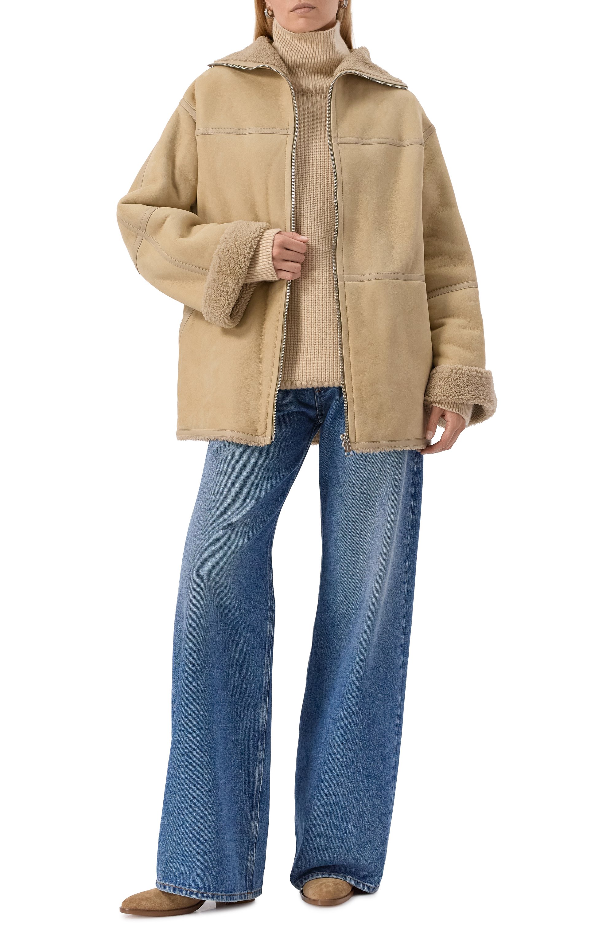 Дубленка из овчины YVES SALOMON, арт. 26WYM62275MSBV, фото 2