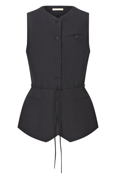 Женский жилет из шерсти и шелка 12 STOREEZ, арт. 136830