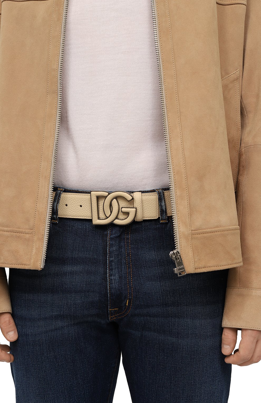 Кожаный ремень DOLCE & GABBANA, арт. BC4675/AT489, фото 2