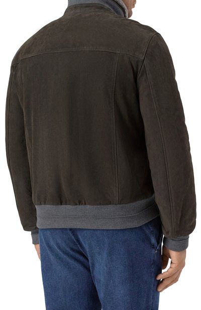 Бомбер с воротником из овчины ANDREA CAMPAGNA, арт. 25U817-L27S29X/58-60, фото 4