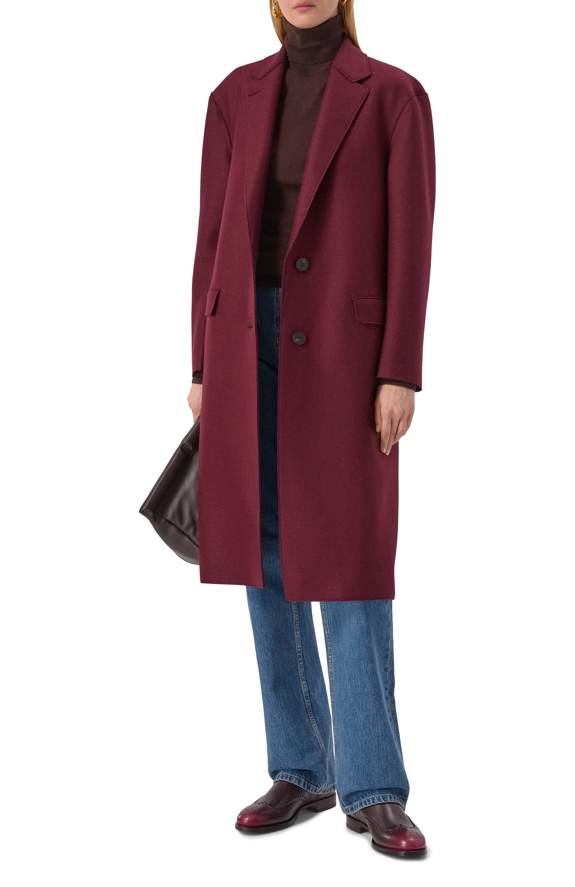 Шерстяное пальто HARRIS WHARF LONDON, арт. AE1289MLK, фото 2