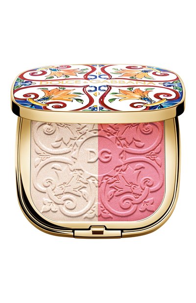 Женские румяна-хайлайтер для лица solar glow, оттенок sweet pink 1 (10g) DOLCE & GABBANA, арт. 3423473059059