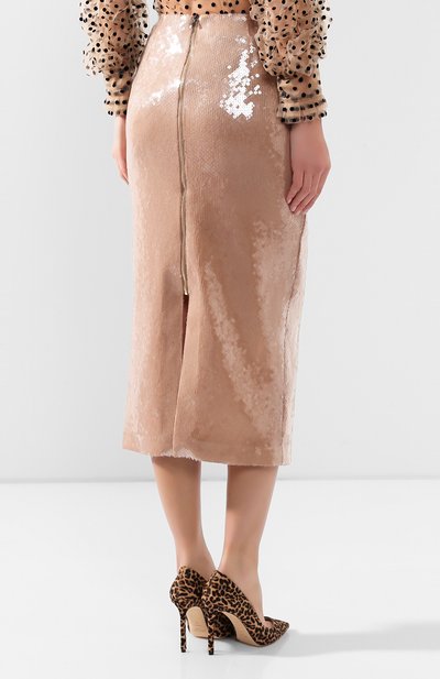 Юбка-миди ROLAND MOURET бежевого цвета по цене 105500 руб., арт. SS20/S0910/F0414, фото 4 Юбка-миди ROLAND MOURET, арт. SS20/S0910/F0414, фото 4