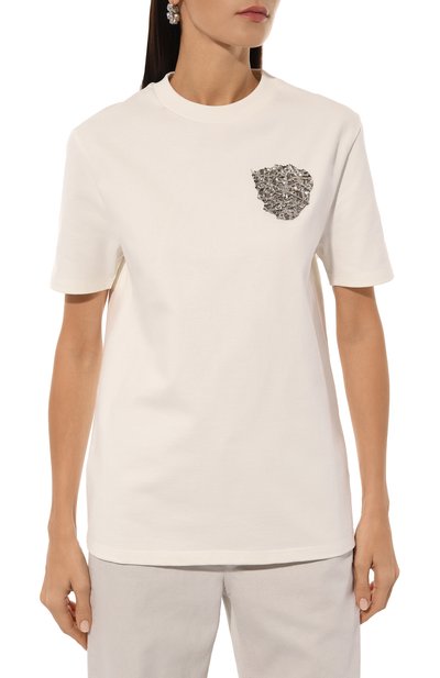 Хлопковая футболка JIL SANDER, арт. J03GC0134/J20244, фото 3