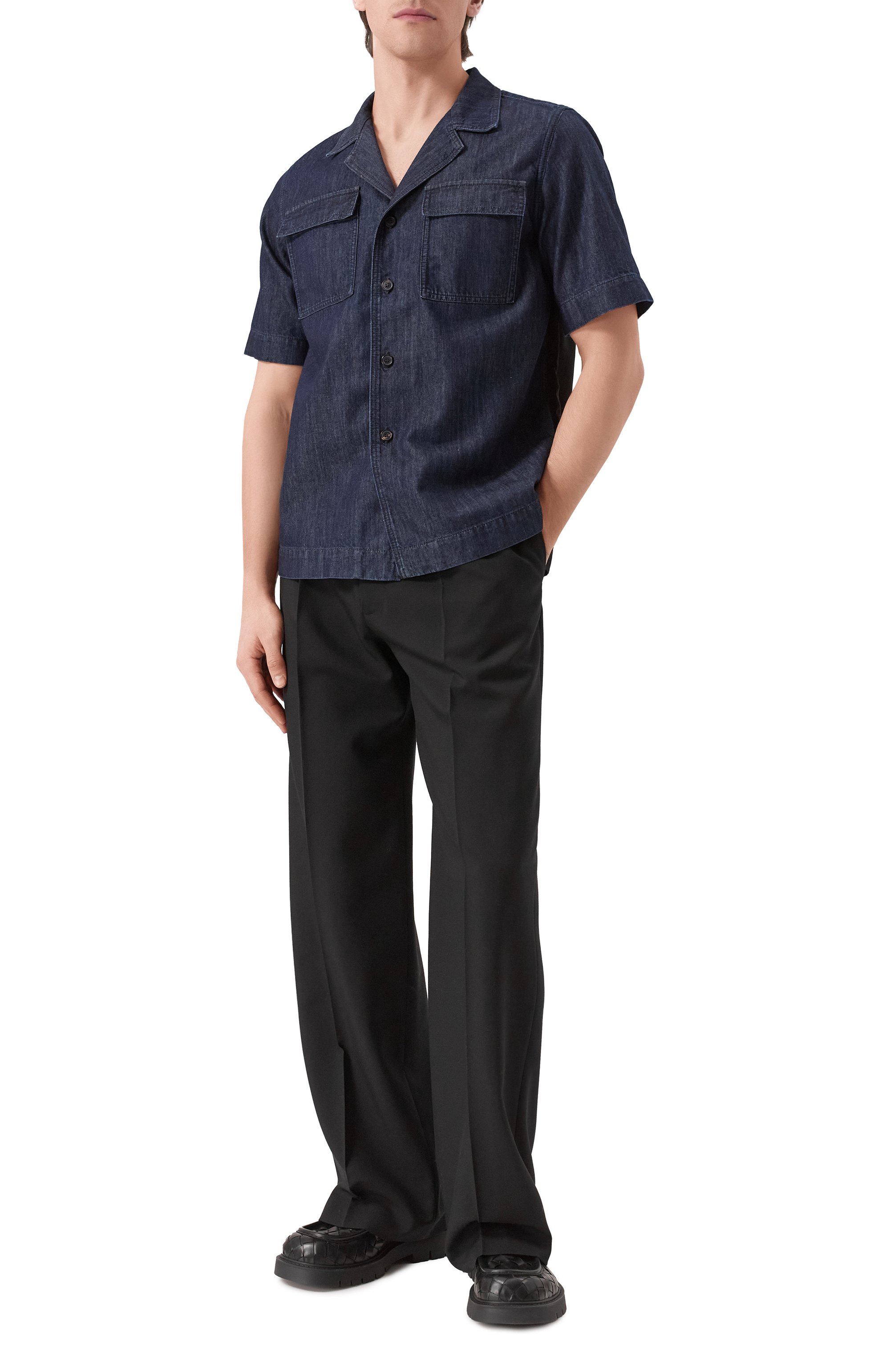 Шерстяные брюки DRIES VAN NOTEN, арт. 251-020900-1381, фото 2