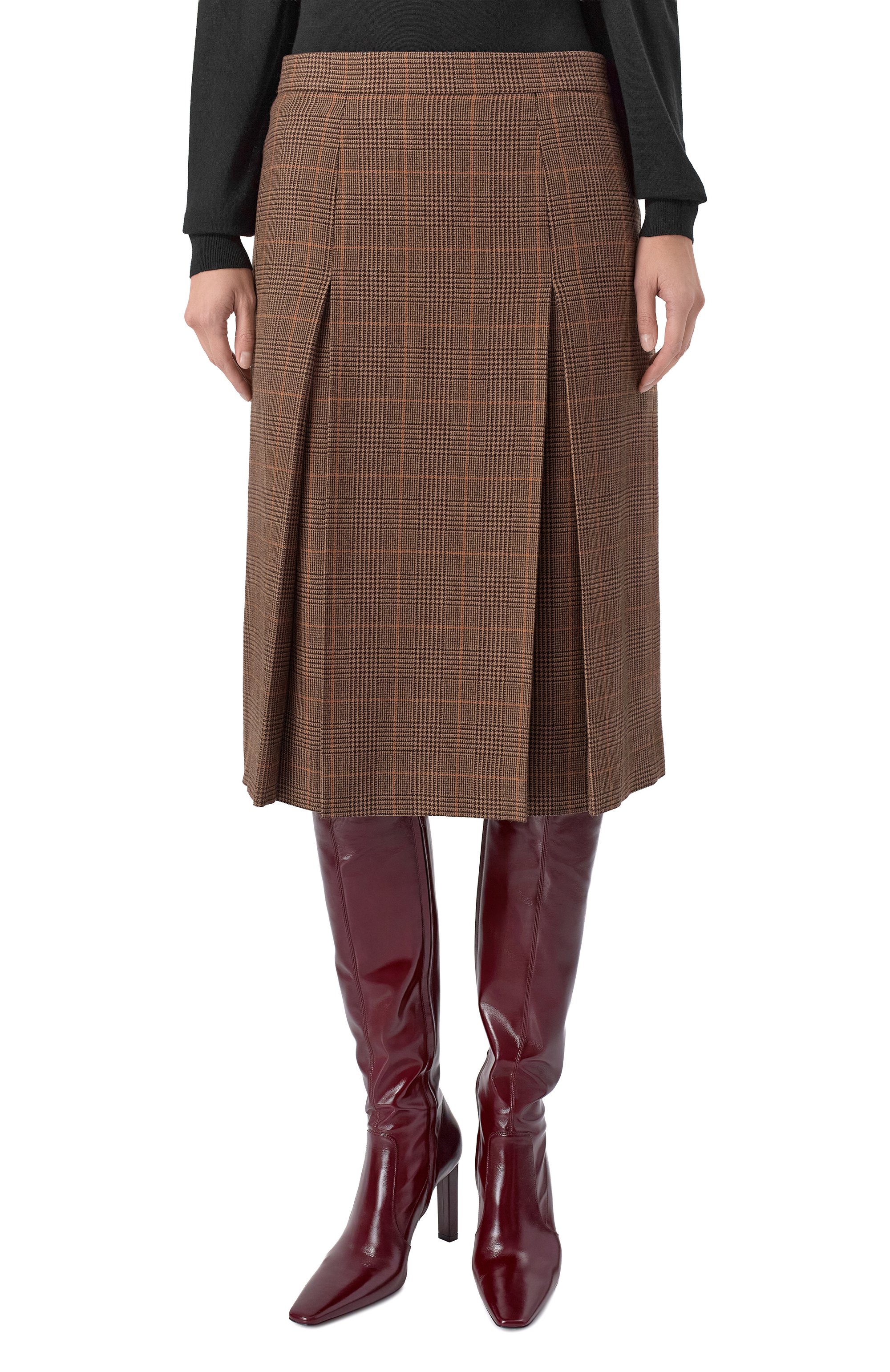 Юбка из шерсти и кашемира SAINT LAURENT, арт. 831068/Y3J45, фото 3