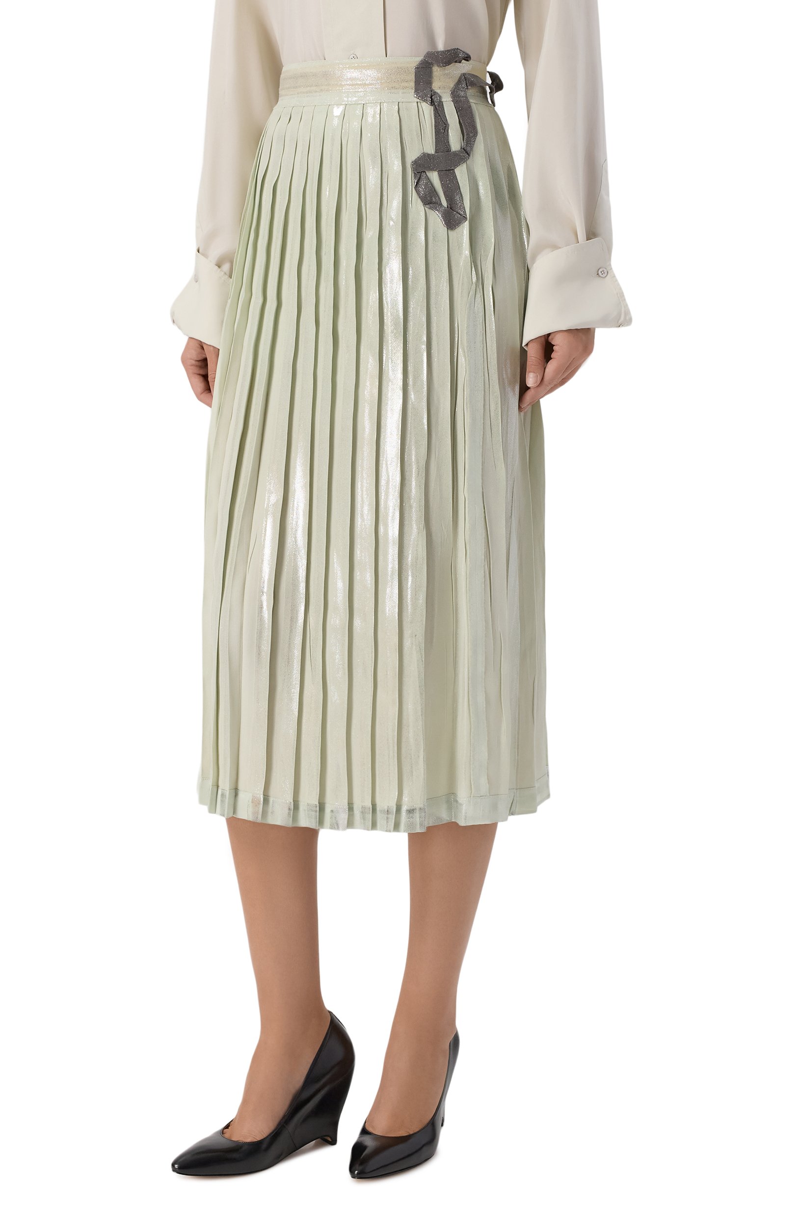Плиссированная юбка MAISON MARGIELA, арт. S51ME0063/M35533, фото 3