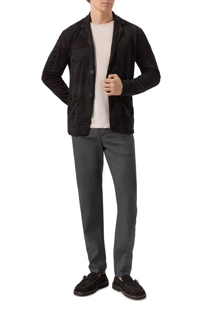 Пиджак изо льна и хлопка TRANSIT, арт. CFUTRZ18531, фото 3