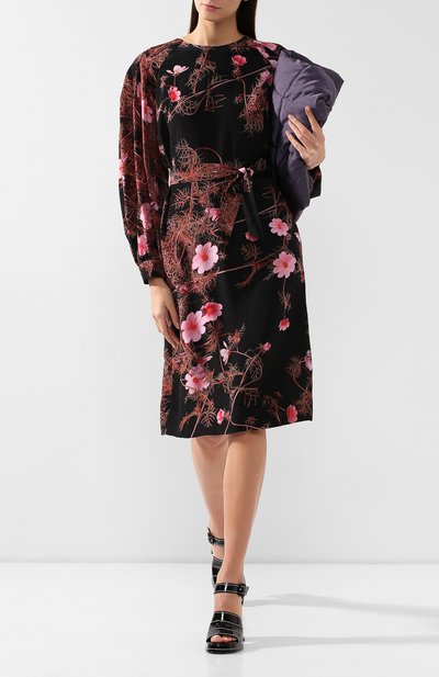 Шелковое платье DRIES VAN NOTEN черного цвета по цене 104000 руб., арт. 192-11062-8201, фото 2 Шелковое платье DRIES VAN NOTEN, арт. 192-11062-8201, фото 2
