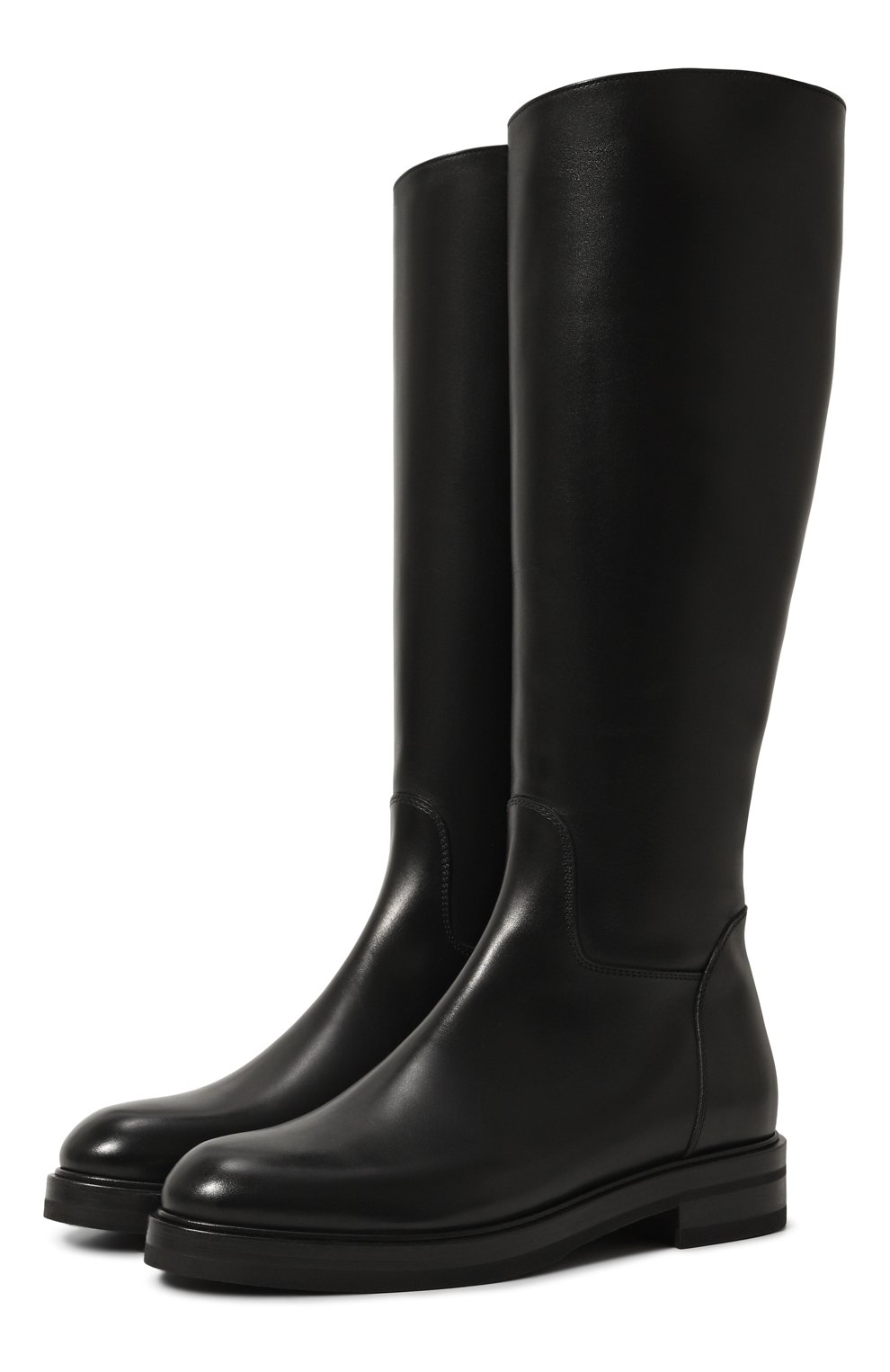 Кожаные сапоги KITON, арт. D56806N0102401, фото 1