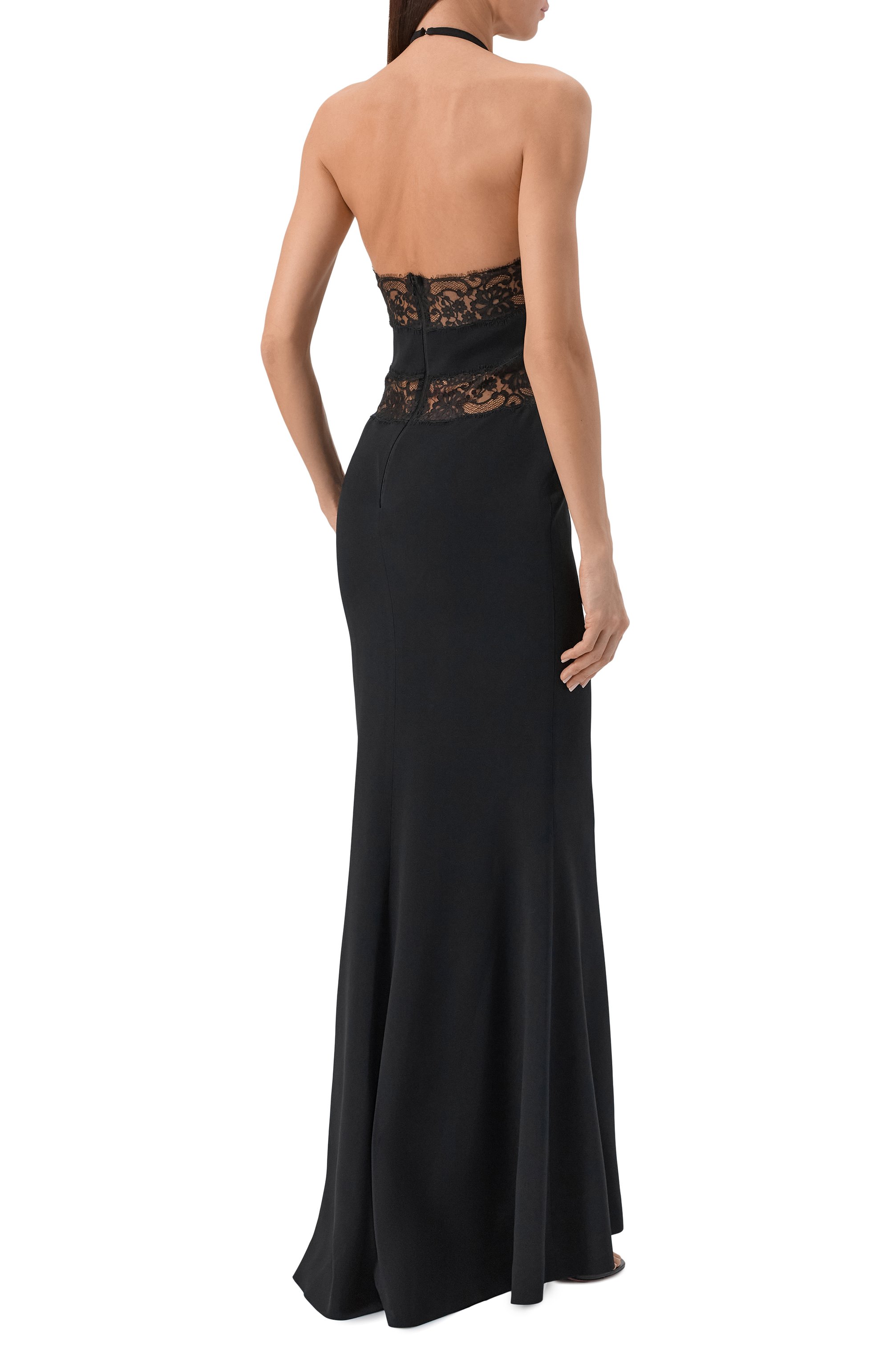 Платье из шелка и хлопка ELIE SAAB, арт. D0985NR26/CDL03, фото 3