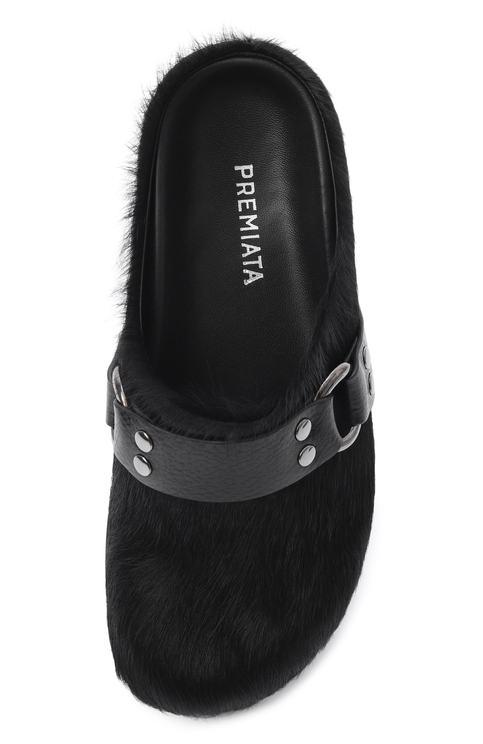 Кожаные сабо PREMIATA черного цвета по цене 52550 руб., арт. M7463/FURRY-DAX, фото 6 Кожаные сабо PREMIATA, арт. M7463/FURRY-DAX, фото 6