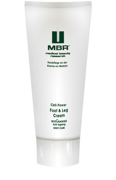 Крем для ног cell-power foot&leg cream (100ml) MEDICAL BEAUTY RESEARCH бесцветного цвета, арт. 1609/MBR | Фото 1 (Материал внутренний: Не назначено; Региональные ограничения белый список (Axapta Mercury): Не проставлено; Нос: Не проставлено; Тип продукта: Кремы; Назначение: Для ног; Статус проверки: Проверена категория)