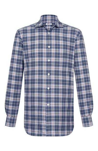 Мужская хлопковая рубашка KITON, арт. UCCH0943902