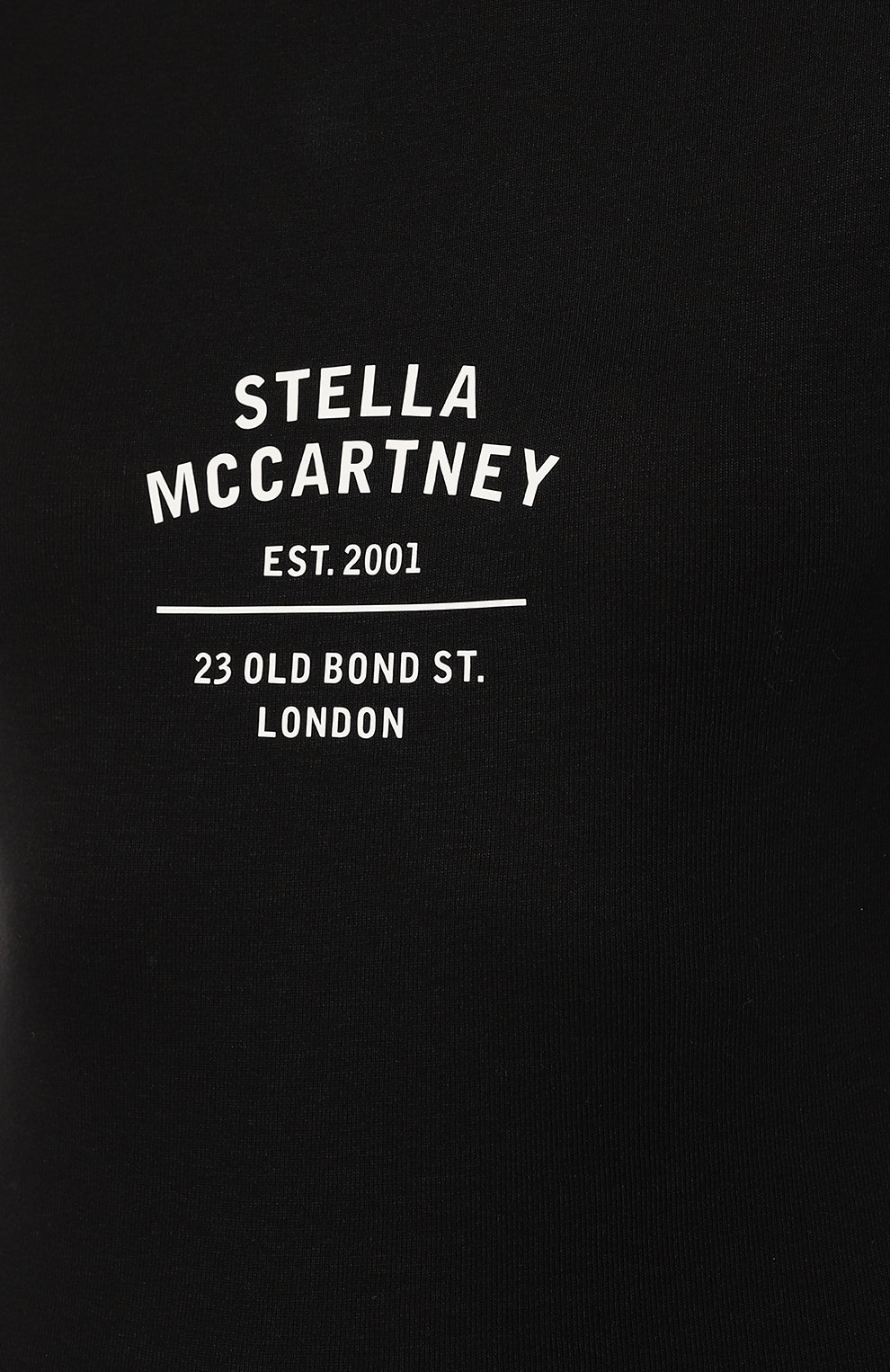 Хлопковая майка STELLA MCCARTNEY черного цвета по цене 36800 руб., арт. 6J0110/3SPX13, фото 5 Хлопковая майка STELLA MCCARTNEY, арт. 6J0110/3SPX13, фото 5
