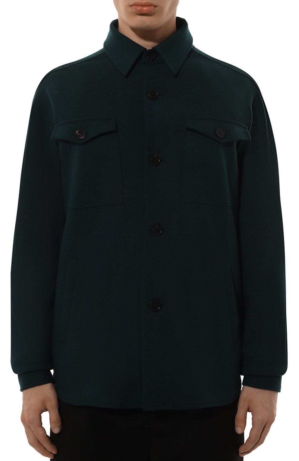 Шерстяная куртка-рубашка HARRIS WHARF LONDON, арт. C9320MYM, фото 3