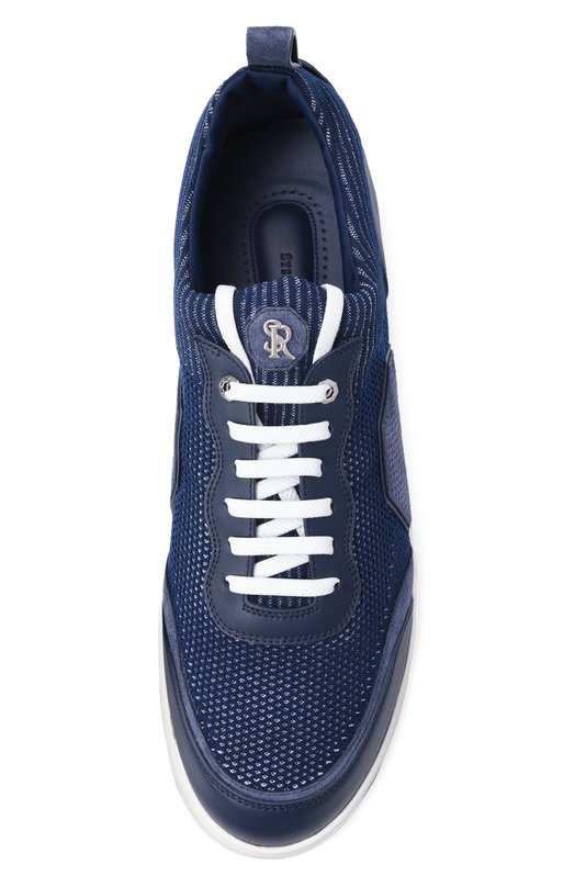 Комбинированные кеды Stefano Ricci UZ34E6674/TWYSDP Синий  UZ34E6674/TWYSDP Фото 5