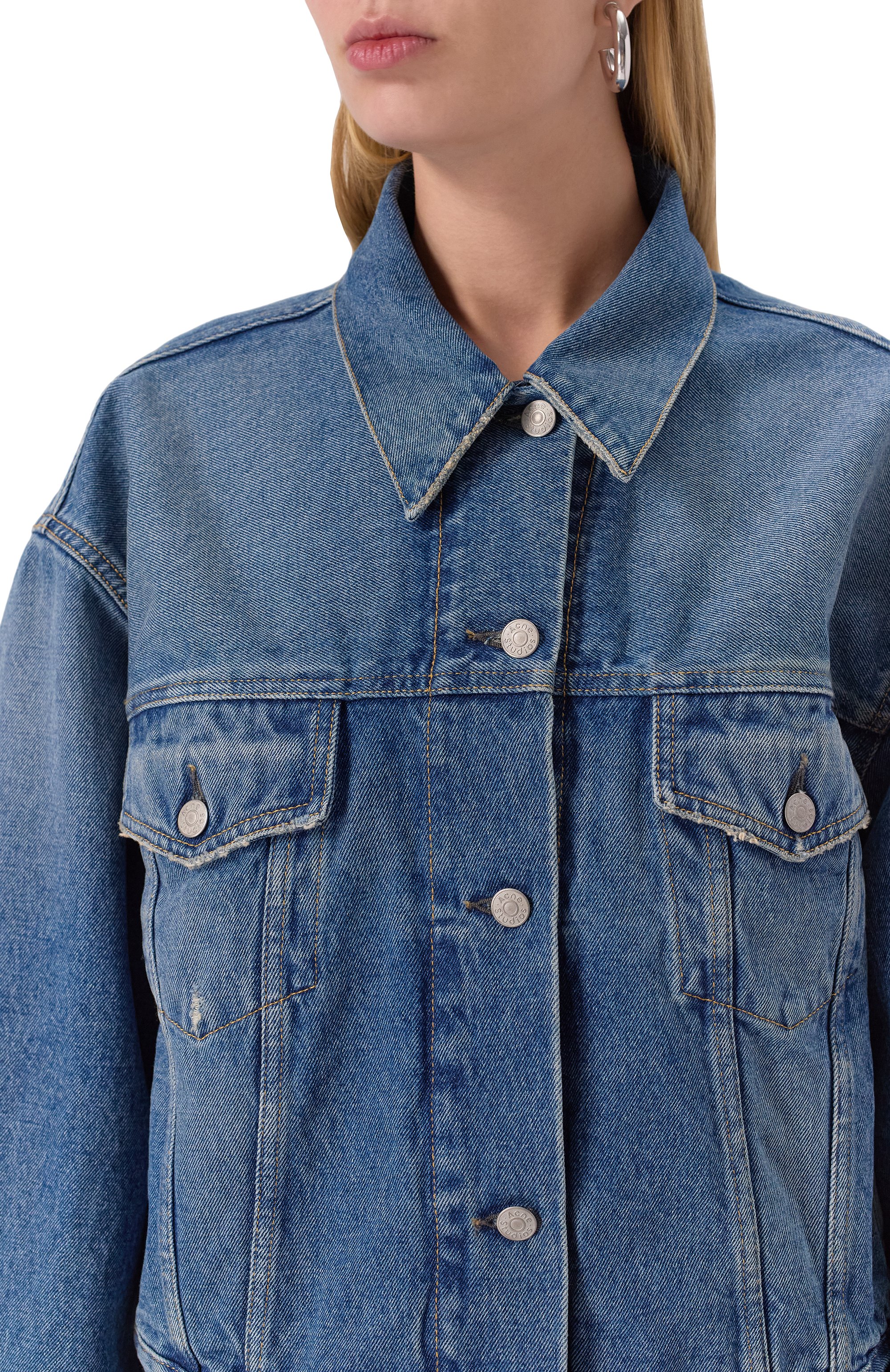 Джинсовая куртка ACNE STUDIOS, арт. FN-WN-0UTW001035/A90640, фото 5