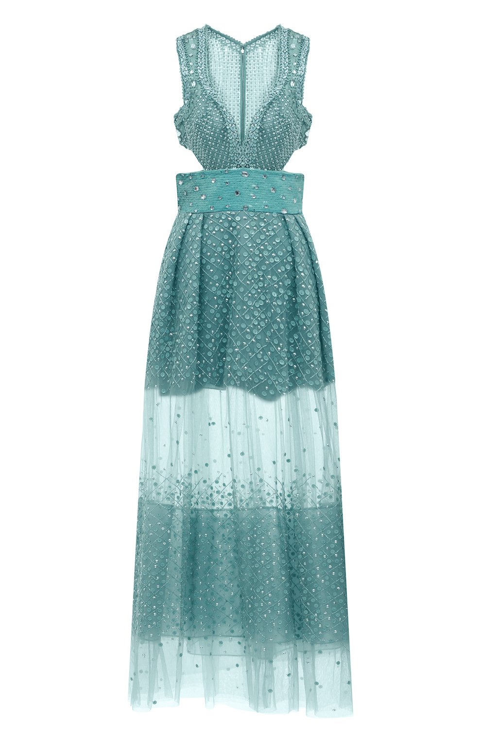 Шелковое платье ZUHAIR MURAD, арт. RD-SS17-034 DL, фото 1