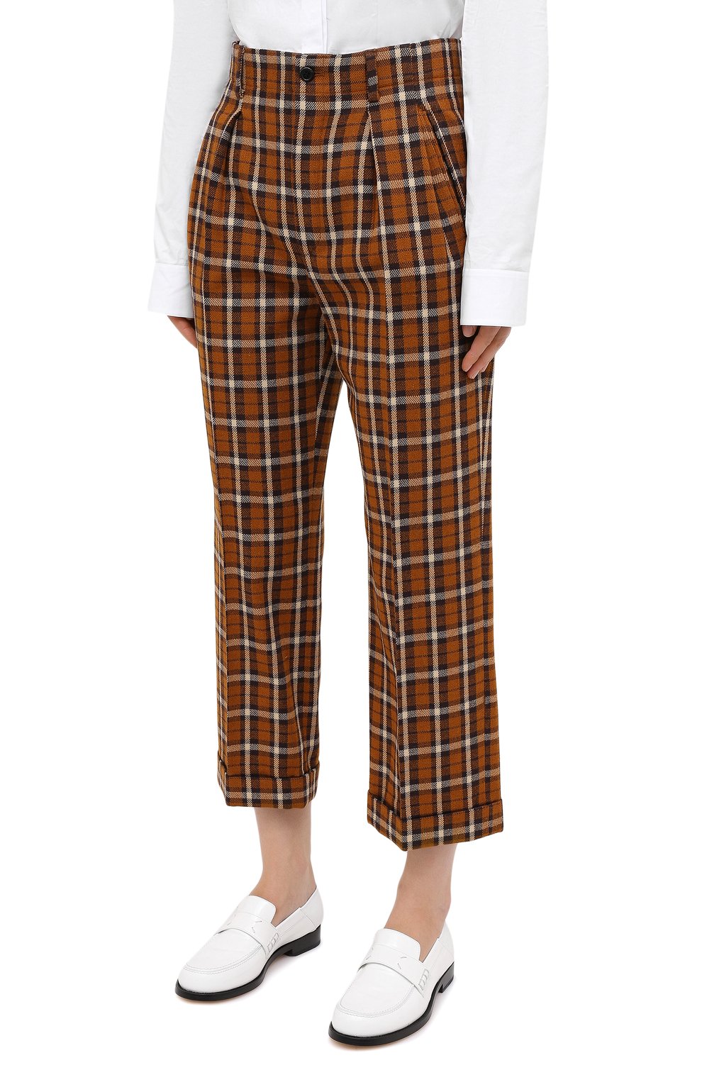 Шерстяные брюки SAINT LAURENT, арт. 627259/Y3B48, фото 4