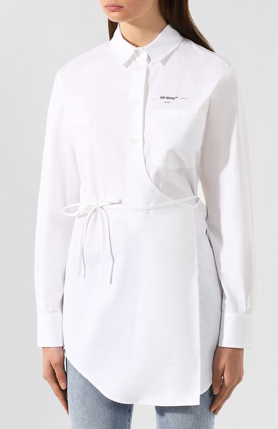 Хлопковая рубашка OFF-WHITE, арт. 0WGA054E197440660110, фото 3