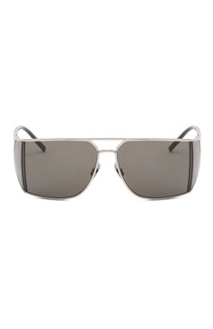 Женские солнцезащитные очки SAINT LAURENT черного цвета, арт. SL 750 002 | Фото 3 (Материал: Металл; Нос: Не проставлено; Тип очков: С/з; Региональные ограничения белый список (Axapta Mercury): Не проставлено; Оптика Гендер: оптика-женское; Очки форма: Маска, Прямоугольные)