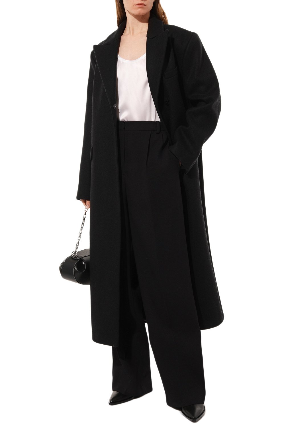 Шелковый топ BRUNELLO CUCINELLI белого цвета по цене 59950 руб., арт. M0C59E0600, фото 2 Шелковый топ BRUNELLO CUCINELLI, арт. M0C59E0600, фото 2