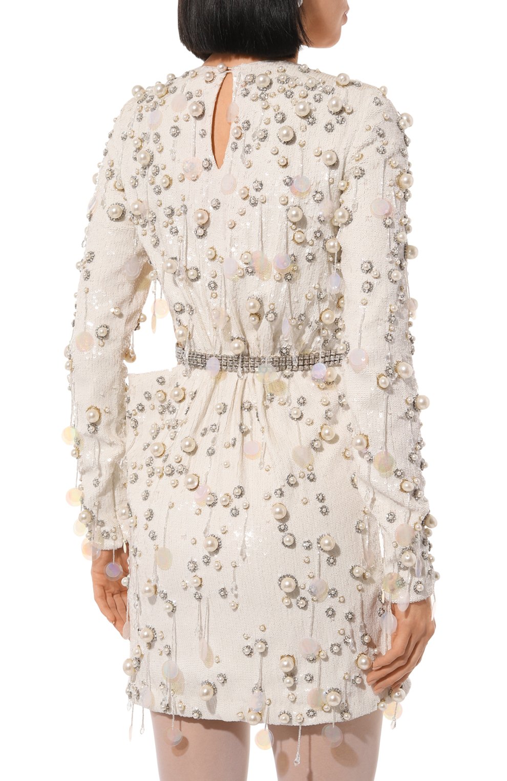 Платье с отделкой пайетками GIAMBATTISTA VALLI, арт. 24FWSVAS5045-E2ASJ, фото 4