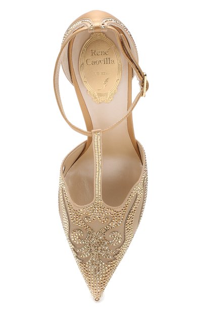 Комбинированные туфли bella RENE CAOVILLA, арт. C08553-115-RN01L003, фото 5